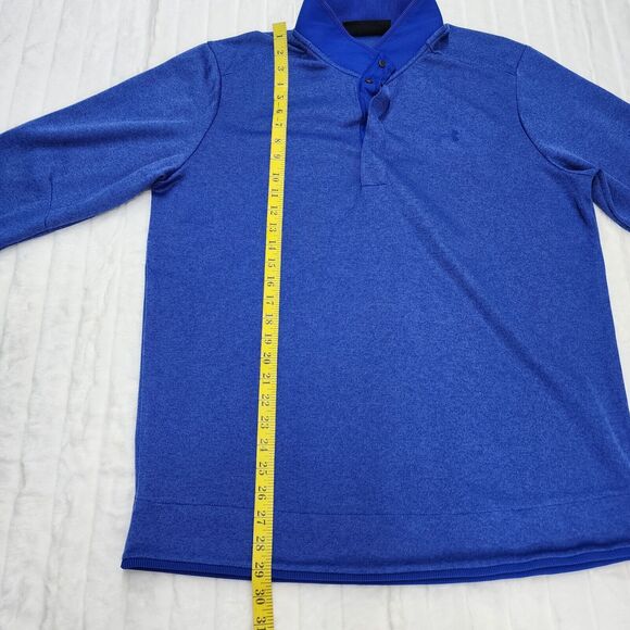 Under Armour Men's XGolf Blue Sweater Snap Button Size XL - Picture 7 of 12